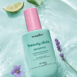 PBF WondHer BEAUTY IDOLS 20 ForYou LEAVE-IN nenuskalaujama, purškiama daugiafunkcinė plaukų kaukė su apsauga nuo karščio 150ml.
